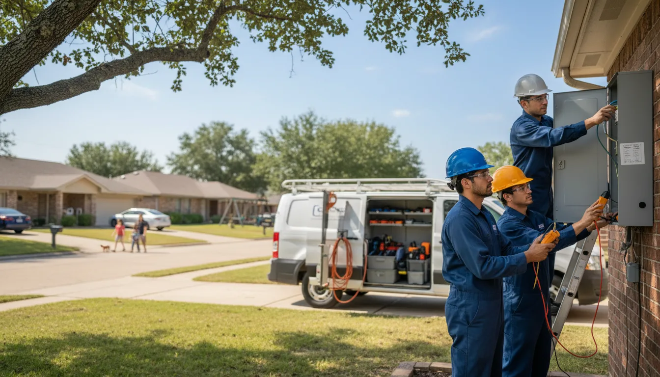 Certified electrician providing emergency electrical services in Maitland, MO